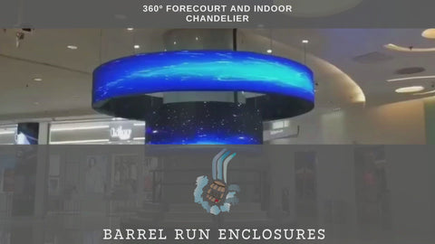 360 Forecourt, and Indoor Digital Chandeliers