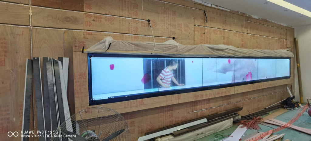 Transparent LCD Digital Display Cabinet | Barrel Run Enclosures ...